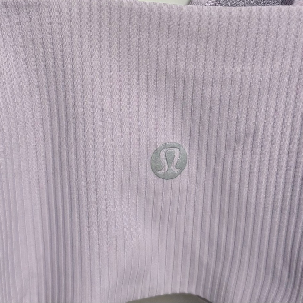 Lululemon Like a Cloud Strappy Longline Ribbed Bra *Light Support Purple Ash 8 - Picture 10 of 11